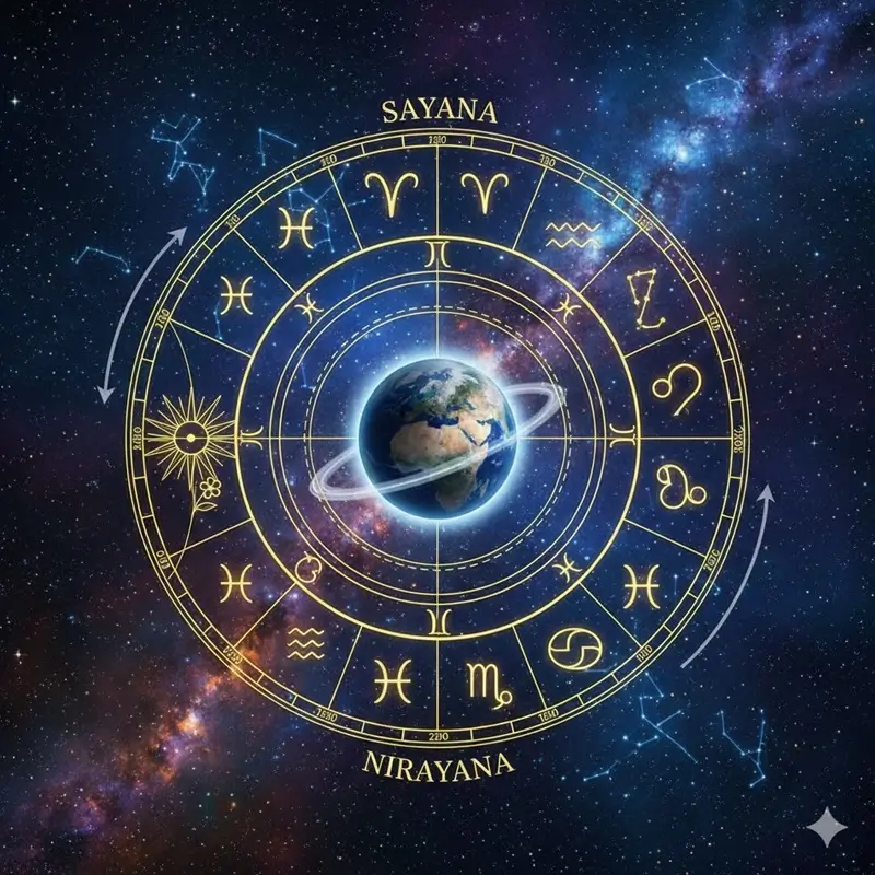 การเปรียบเทียบจุดวิษุวัตและการส่ายของแกนโลกในทางโหราศาสตร์